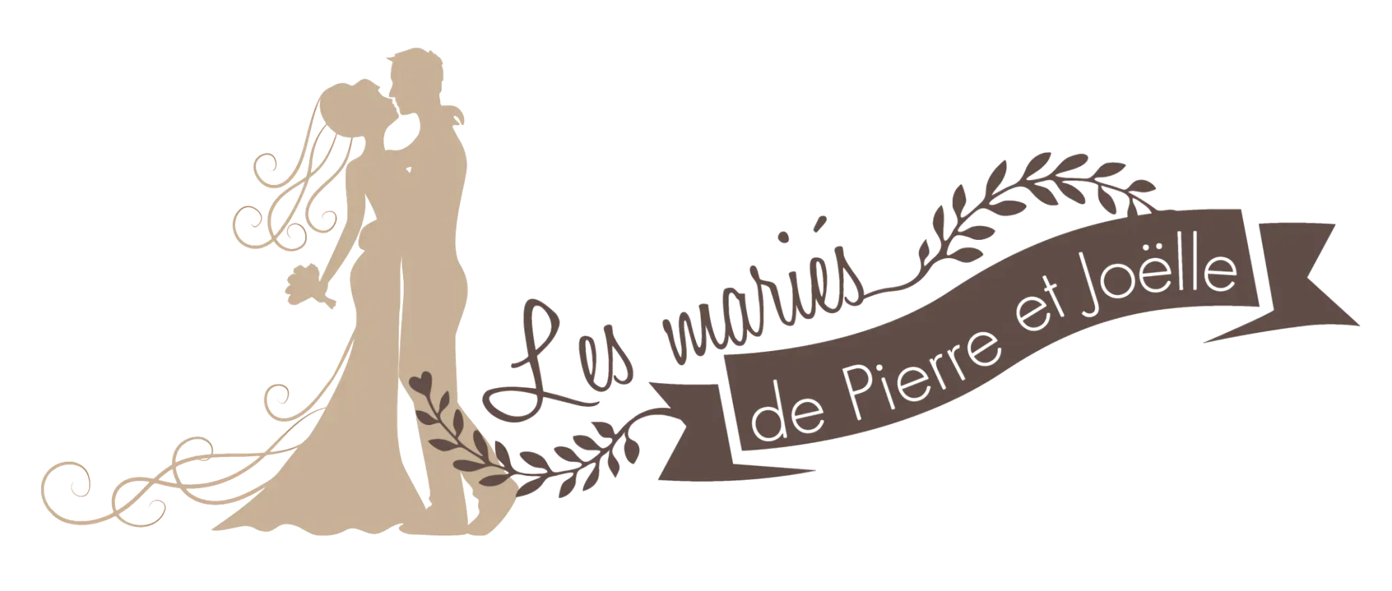 Les mariés de Pierre et Joëlle